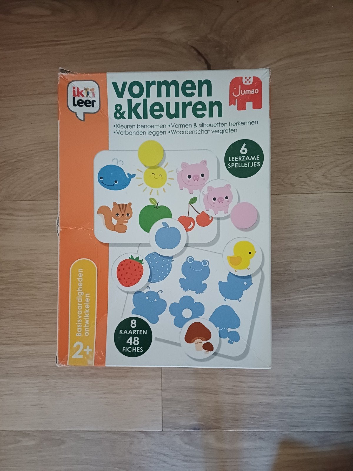 Jumbo Ik leer vormen & kleuren spel 2+, Ophalen of Verzenden, Zo goed als nieuw, Puzzelen