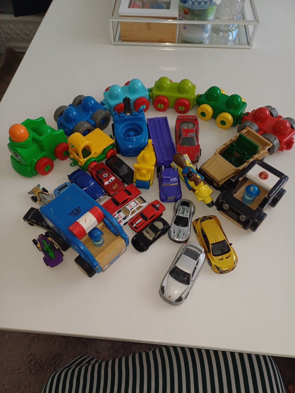 Grote collectie speelgoedauto's en voertuigen, Ophalen, Gebruikt