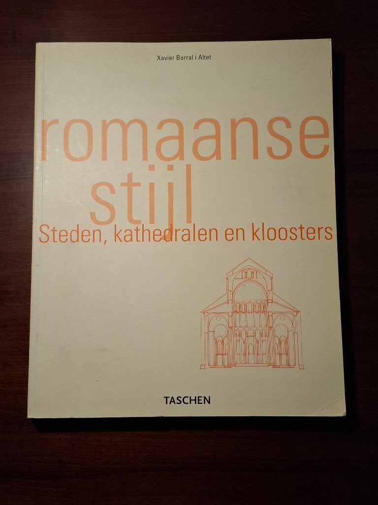Kunstboek - Romaanse stijl, steden, kathedralen en kloosters, Gelezen, Xavier Barral i Altet, Henri Stierlin, Ophalen of Verzenden