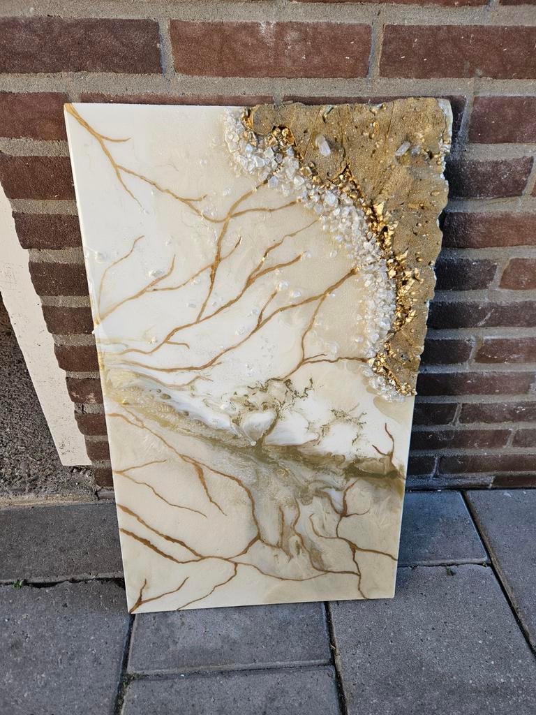 Epoxy Schilderij - tree of life - 40 x 70 cm, Antiek en Kunst, Ophalen