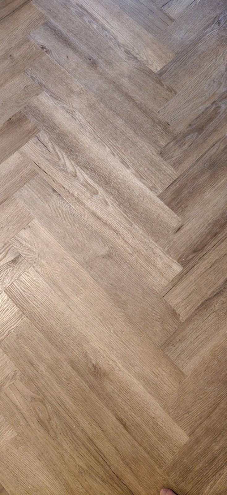 CanDo Visgraat PVC Vloer Click de Luxe - Natuur Eiken, Huis en Inrichting, Stoffering | Vloerbedekking, Ophalen, Bruin, Nieuw