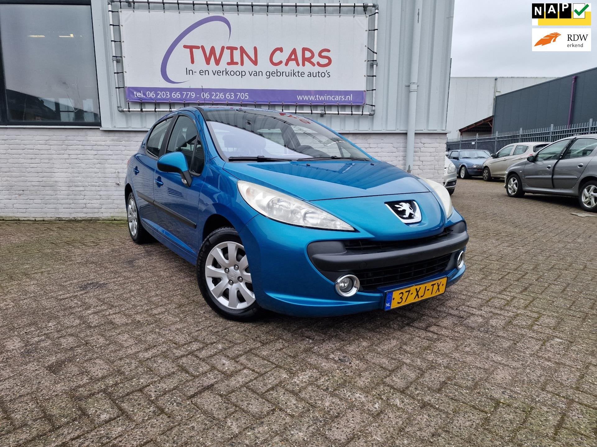 Peugeot 207 1.4-16V XS 5DRS AIRCO, Voorwielaandrijving, 4 cilinders, Blauw, 49 €/maand
