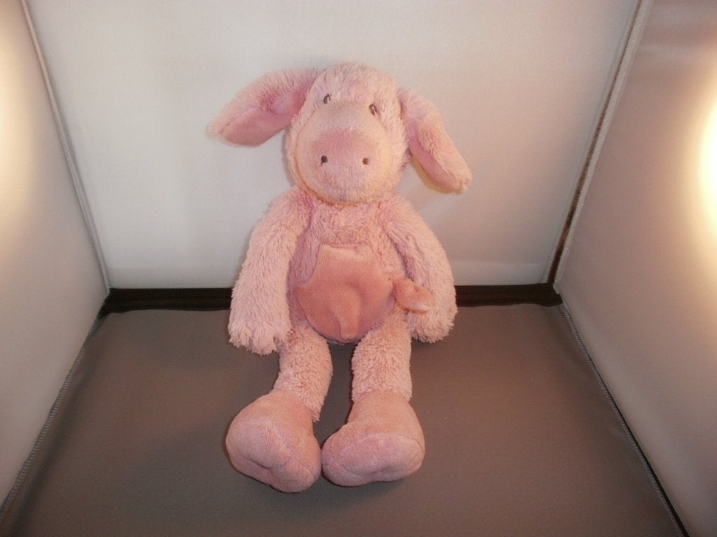 happy horse varken roze met zakje op buik met knoop 30 cm, Kinderen en Baby's, Overige karakters, Nieuw, Ophalen of Verzenden
