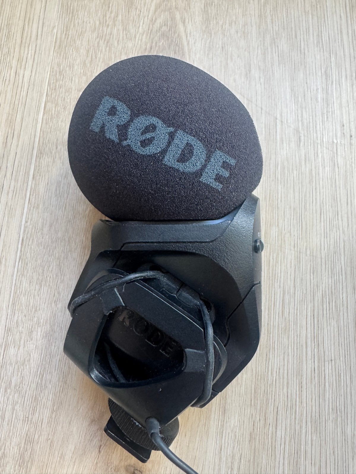Rode Stereo VideoMic Pro microfoon met windkap, Ophalen of Verzenden, Zo goed als nieuw, Audio