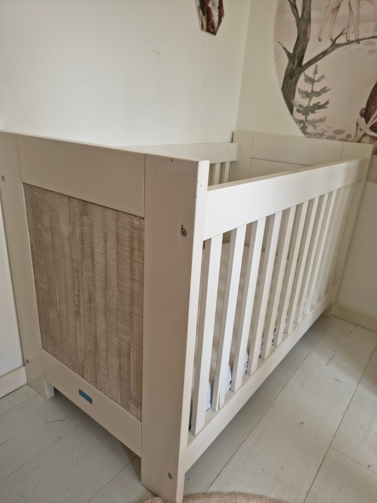Bonito Babybedje met Matras - Gebruikt, Gebruikt, Minder dan 140 cm, Minder dan 70 cm, Ophalen