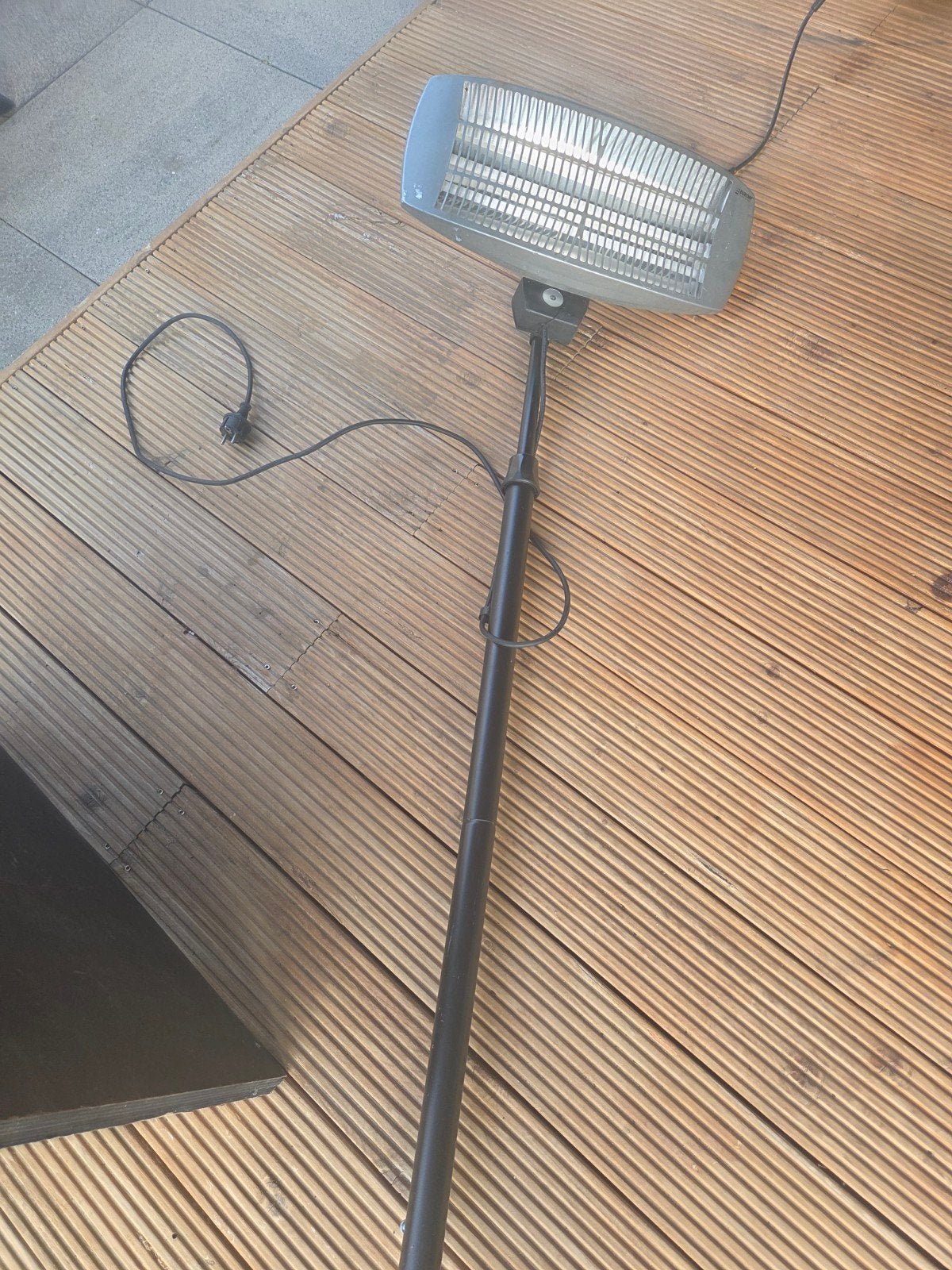Eurom Terrasverwarmer op statief, Ophalen of Verzenden, Gebruikt, Elektrisch, Vloer