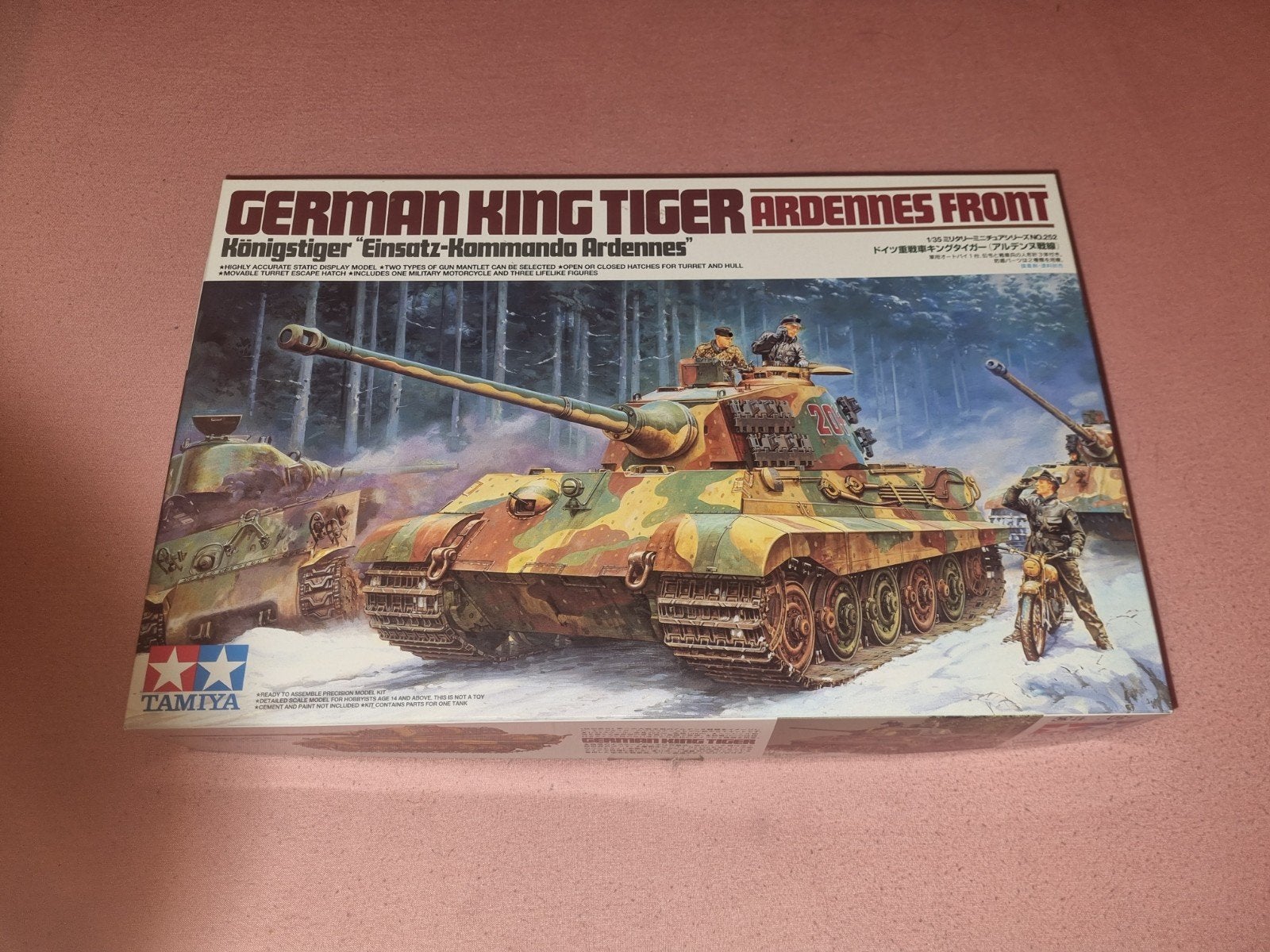 Tamiya.  King Tiger.  Ardennes  Front. 1/35., Tank, 1:32 tot 1:50, Nieuw, Ophalen of Verzenden