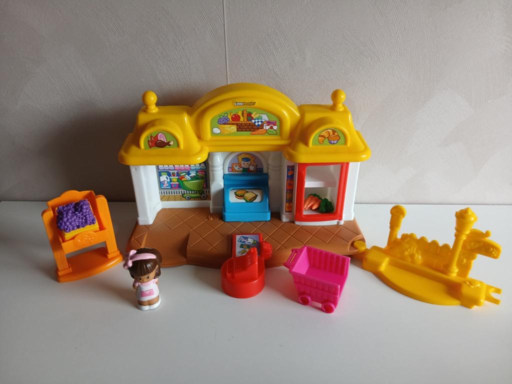 Little people supermarkt setje, Kinderen en Baby's, Speelgoed | Fisher-Price, Ophalen of Verzenden, Speelset