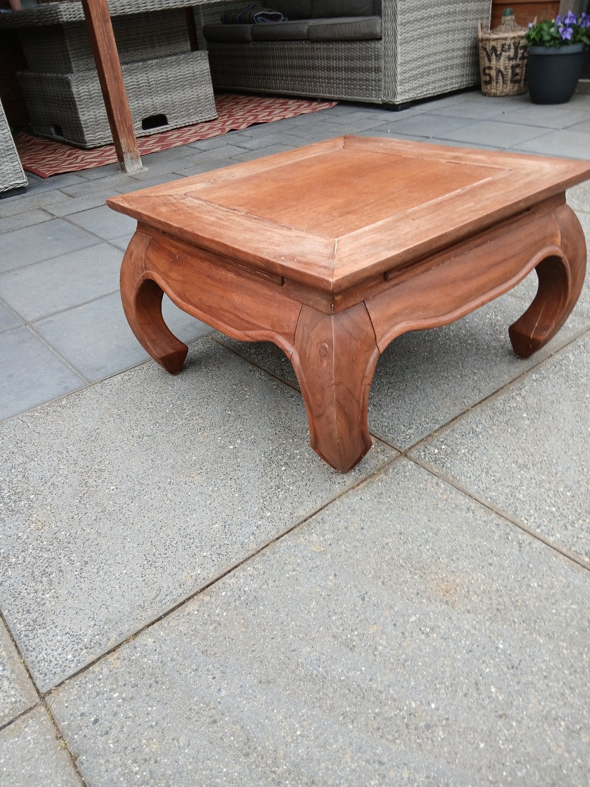 Salon tafel, Ophalen, Gebruikt, 50 tot 100 cm, Vierkant