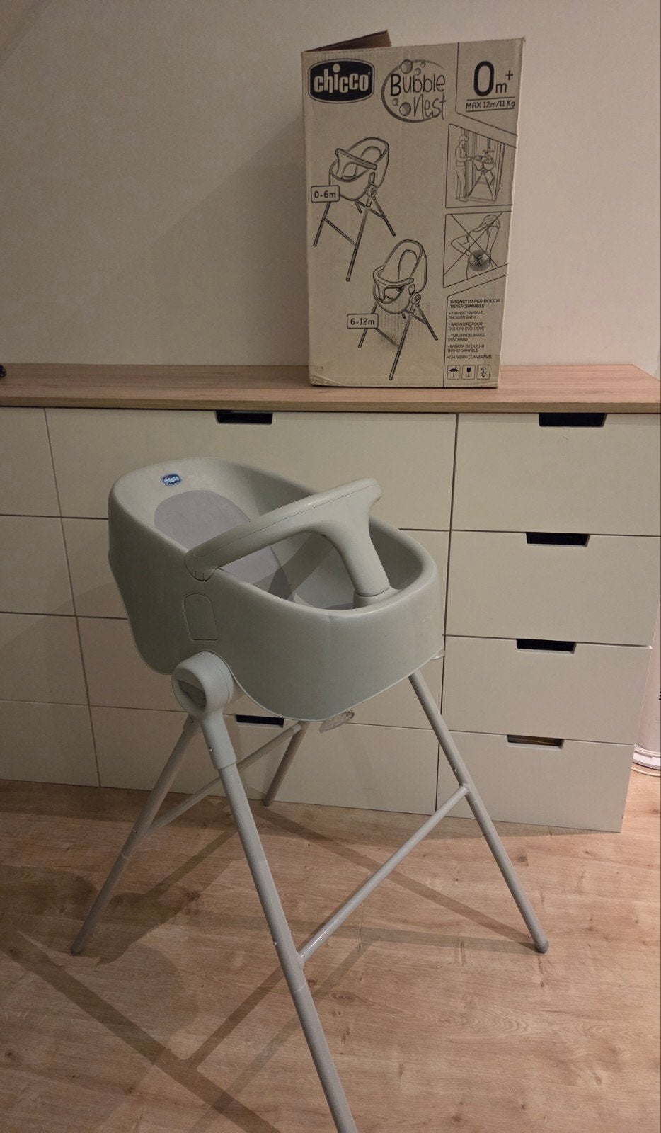 Chicco Bubble Nest badje met standaard, Overige merken, Ophalen of Verzenden, Zo goed als nieuw, Badje