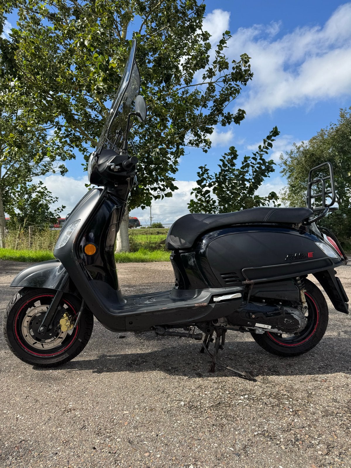 Sym Fiddle III Scooter - Zwart, Goed Onderhouden, Ophalen of Verzenden, Gebruikt, Benzine, Fiddle