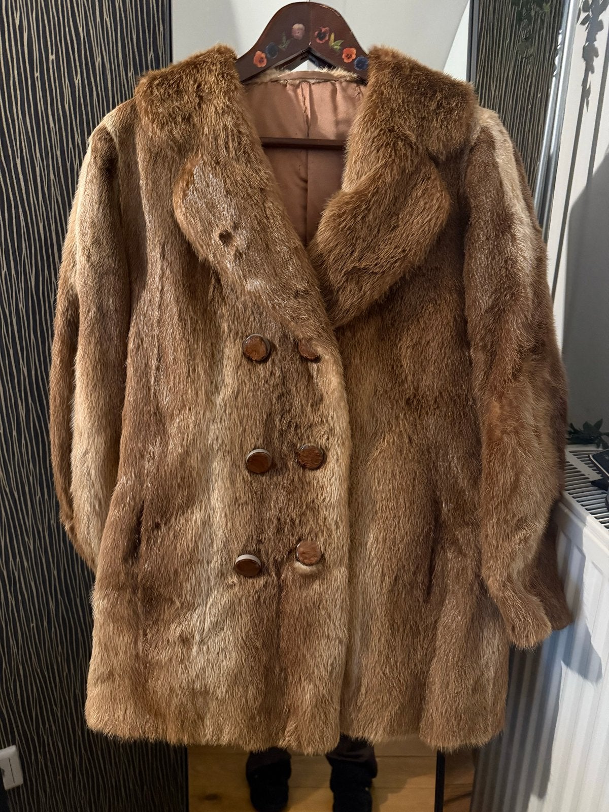 Vintage Bontjas van Iven Bont Arnhem - Maat M, Kleding | Dames, Jassen | Winter, Ophalen of Verzenden, Gedragen, Maat 38/40 (M)