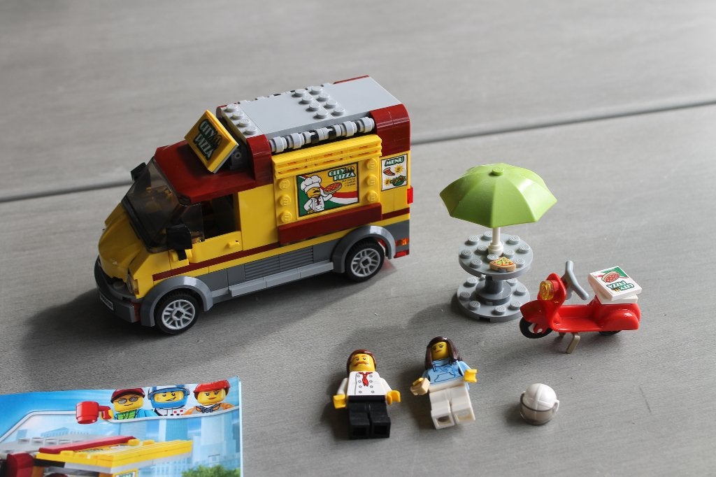lego city pizza bestelwagen 60150, City, Lego, Ophalen of Verzenden, Zo goed als nieuw