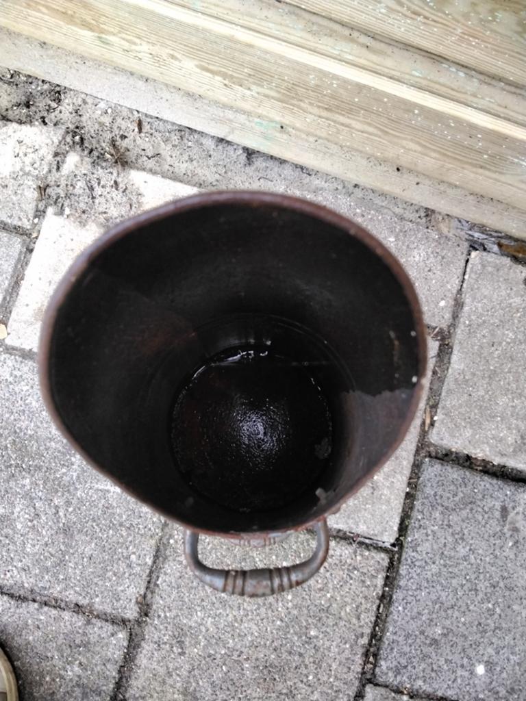 Vuurkorf en Houtbak., Ophalen