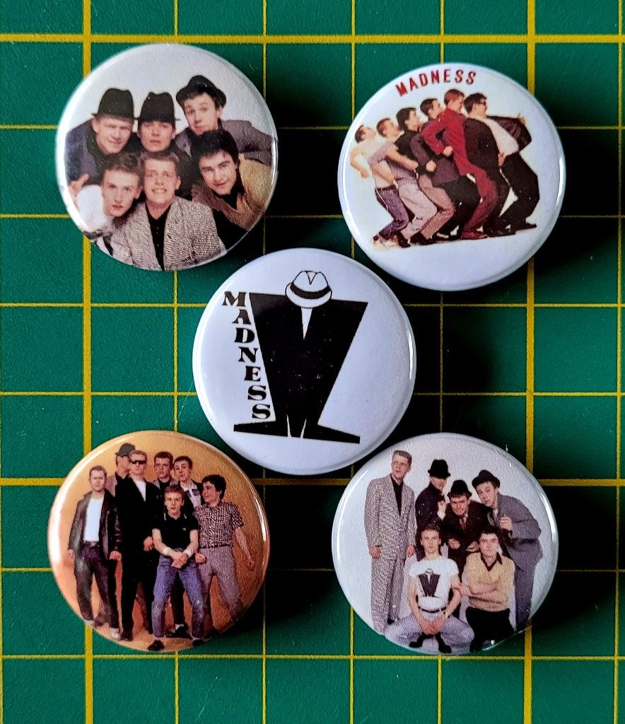 Madness buttons, Verzenden, Nieuw, Gebruiksvoorwerp