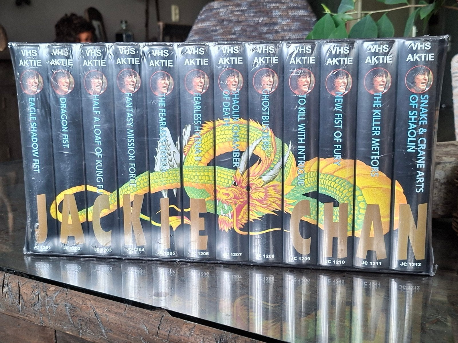 Jackie Chan collectie VHS - 12 films boxset - nieuw, Cd's en Dvd's, Boxset, Martial arts, Alle leeftijden, Ophalen of Verzenden