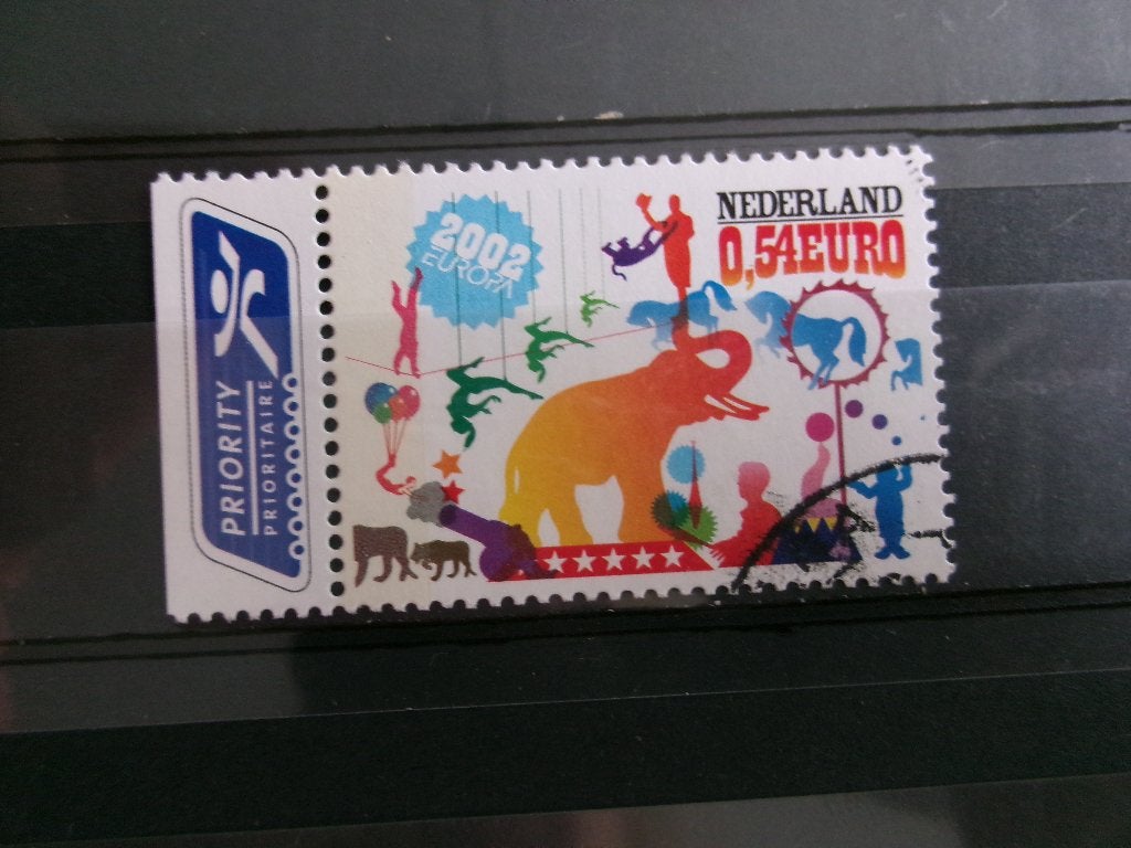 2002 - circus b met priority (695g), Verzenden, Gestempeld