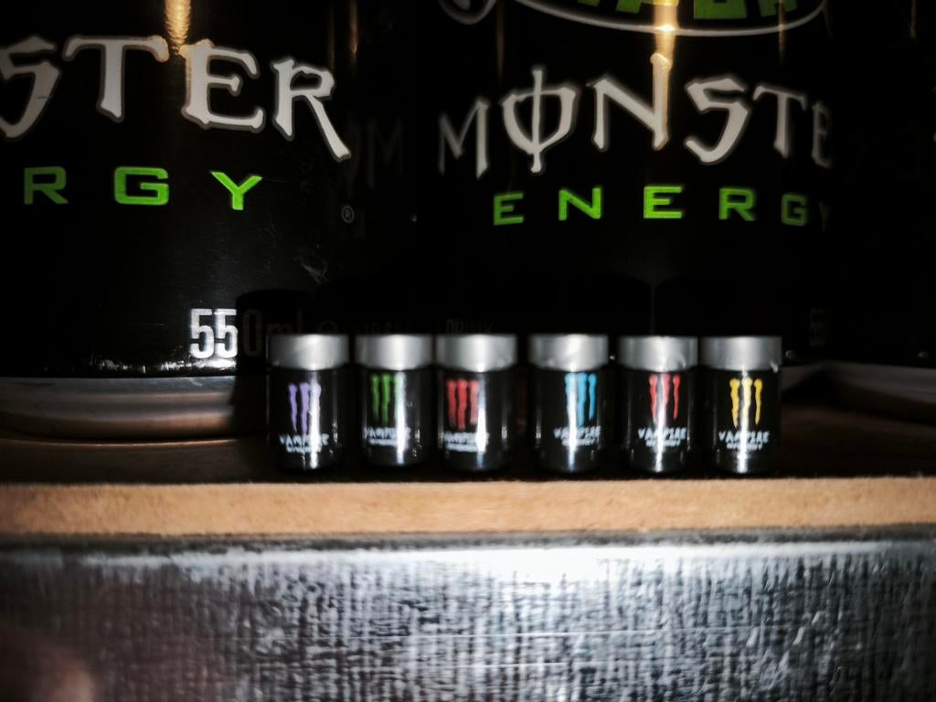 Monster energy Lego blokjes!!! Voor een echte verzamelaar, Verzamelen, Blikken, Ophalen, Zo goed als nieuw, Overige