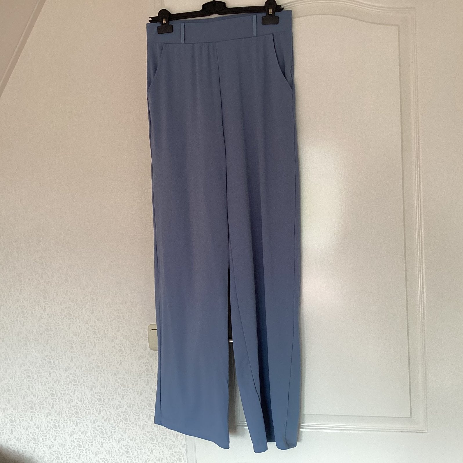 Broek, Kleding | Dames, Broeken en Pantalons, Blauw, Maat 42/44 (L), Ophalen of Verzenden, Zo goed als nieuw