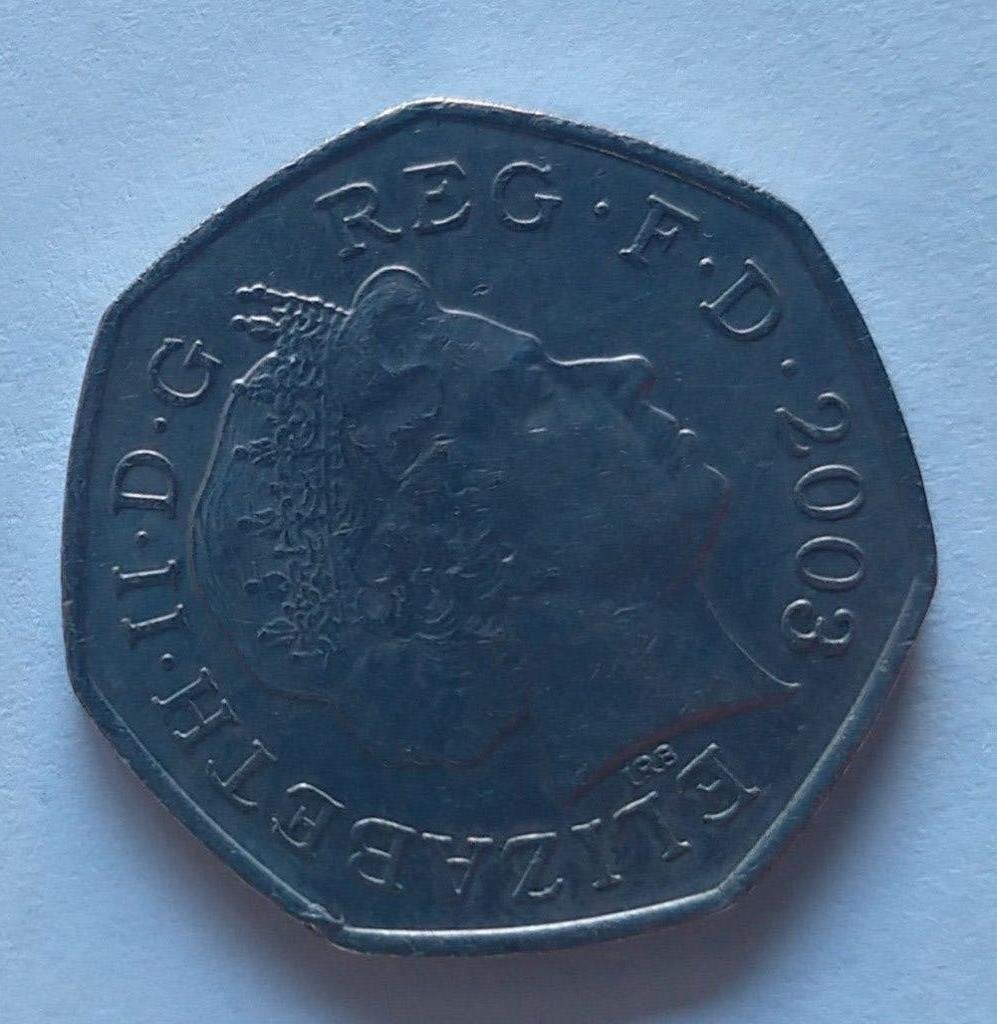 20 pence 2003 munt, pre owned circulated,  volgnr 165, Ophalen of Verzenden, Overige landen, Losse munt