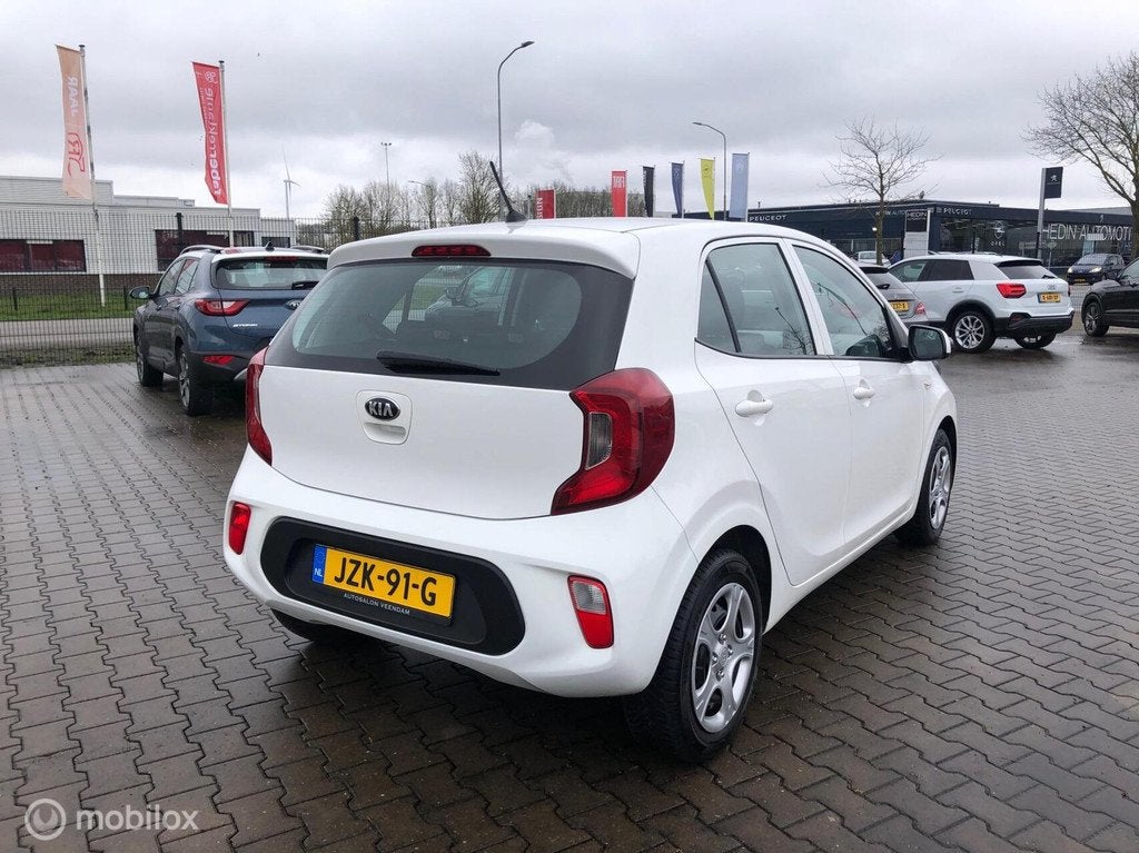 Kia Picanto 1.0 MPi 4DRS AIRCO ELL PAKK, Auto's, Kia, Voorwielaandrijving, Start-stop-systeem, Stof, Gebruikt