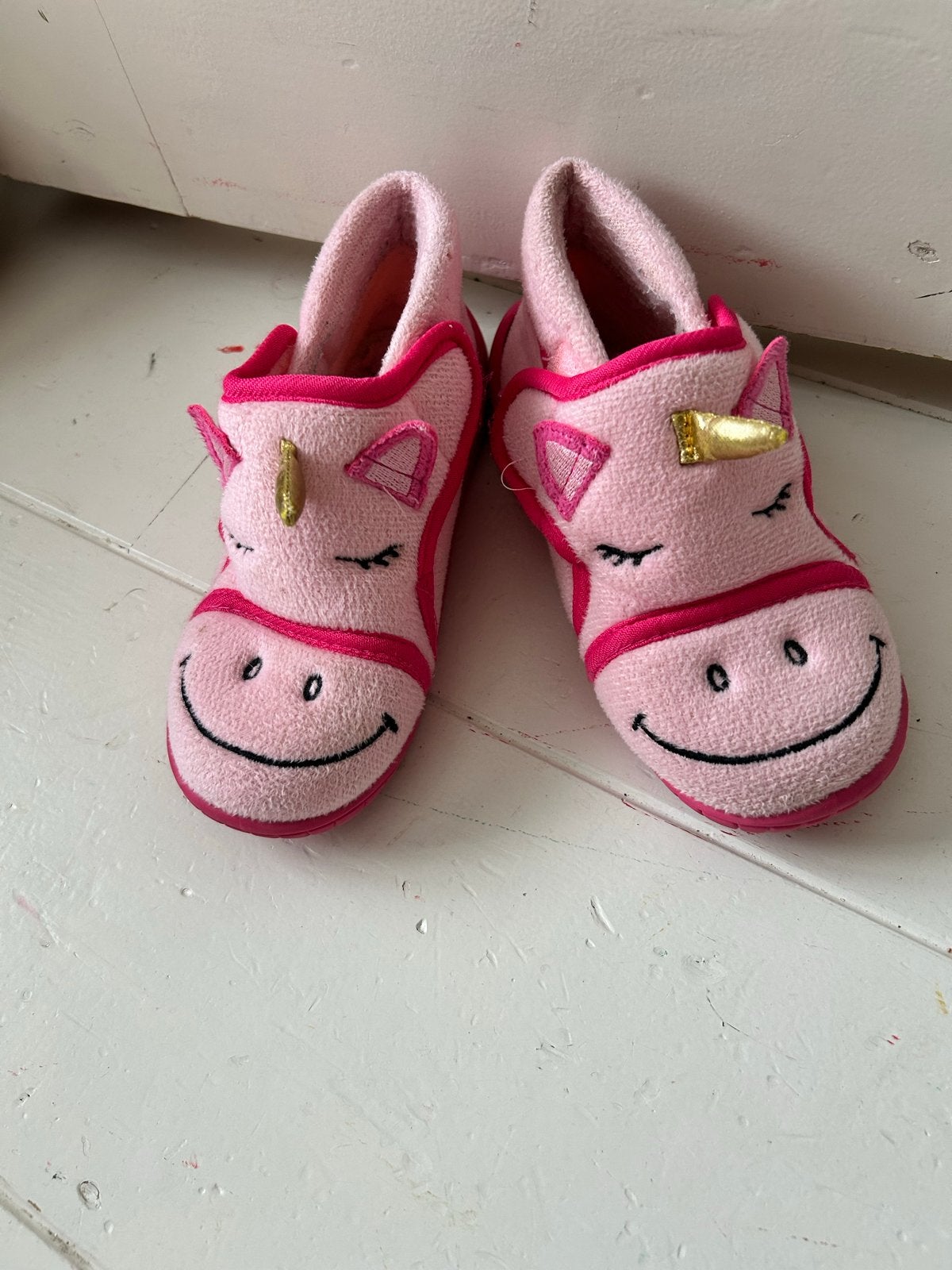Roze eenhoorn pantoffels maat 28, Kinderen en Baby's, Ophalen of Verzenden, Gebruikt, Meisje, Overige typen