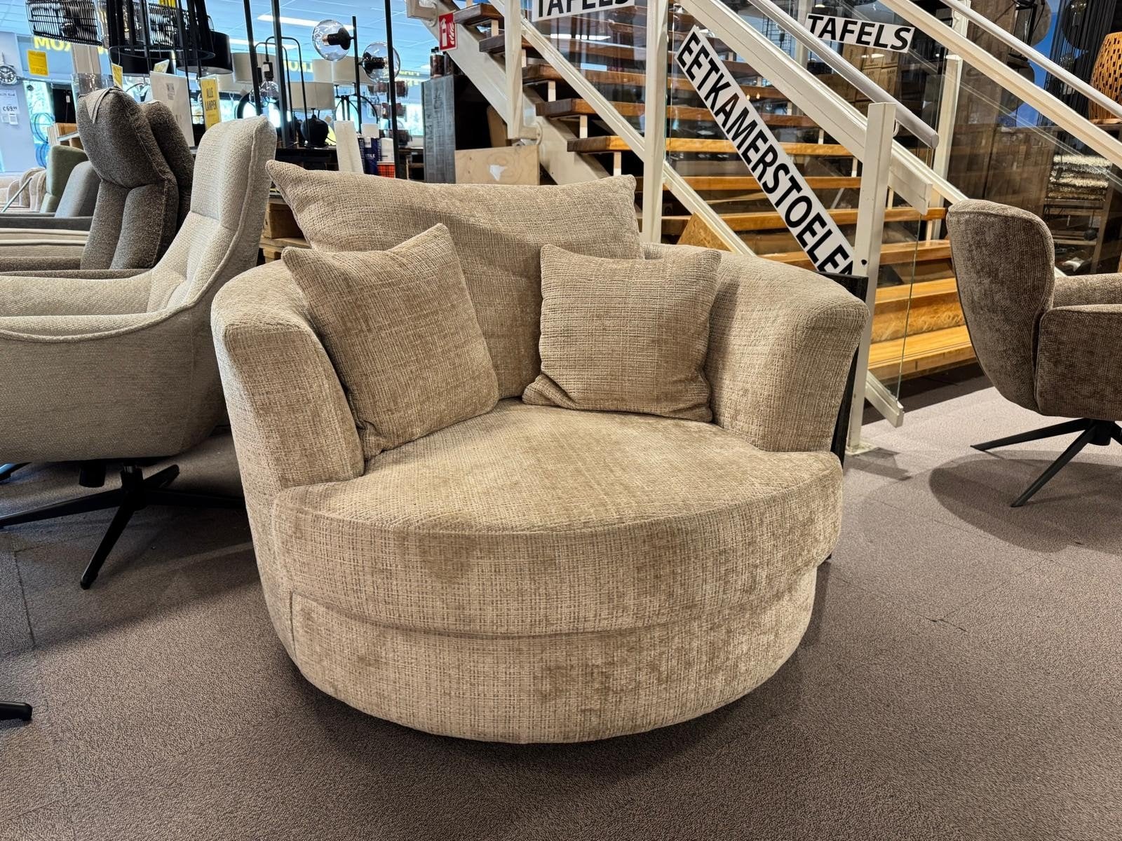 Fauteuils uit voorraad leverbaar vanaf €99, Ophalen, Nieuw, 75 tot 100 cm, Modern, Comfortabel, Diverse stijlen