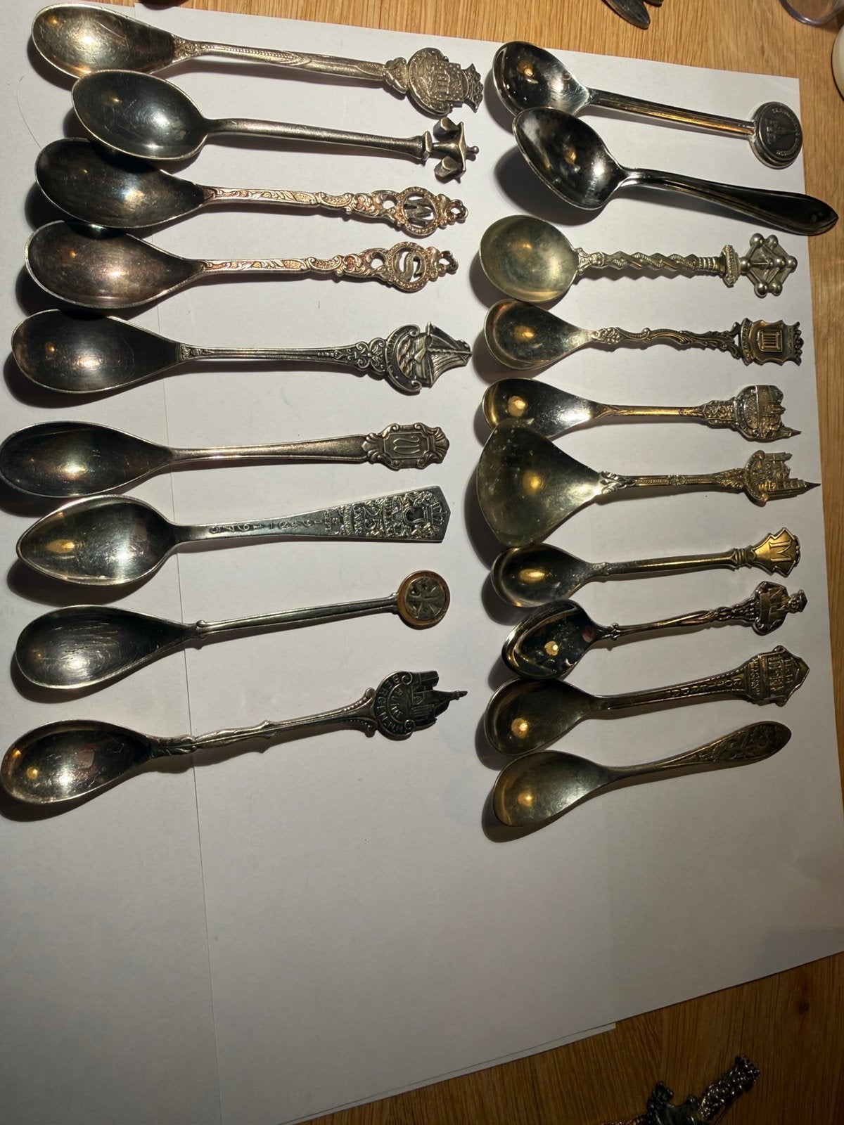 Vintage souvenirlepels & bestek Keltum, Gero, Sola -32 stuks, Antiek en Kunst, Antiek | Bestek, Ophalen