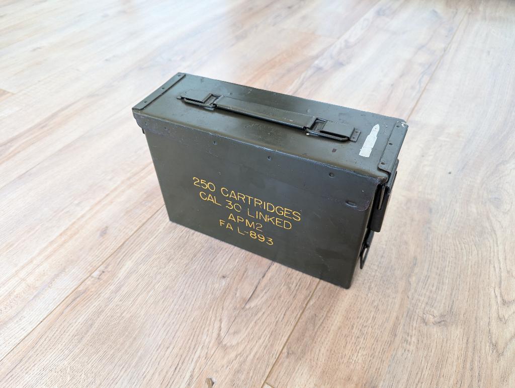 Munitiebox uit het Amerikaanse leger, Ophalen of Verzenden, Landmacht, Amerika