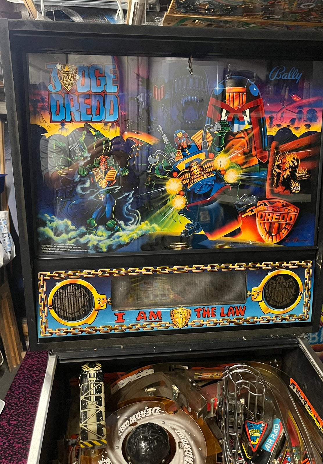 Judge dread Bally (ruil/verkoop), Ophalen, Zo goed als nieuw, Dot-matrix, Flipperkast
