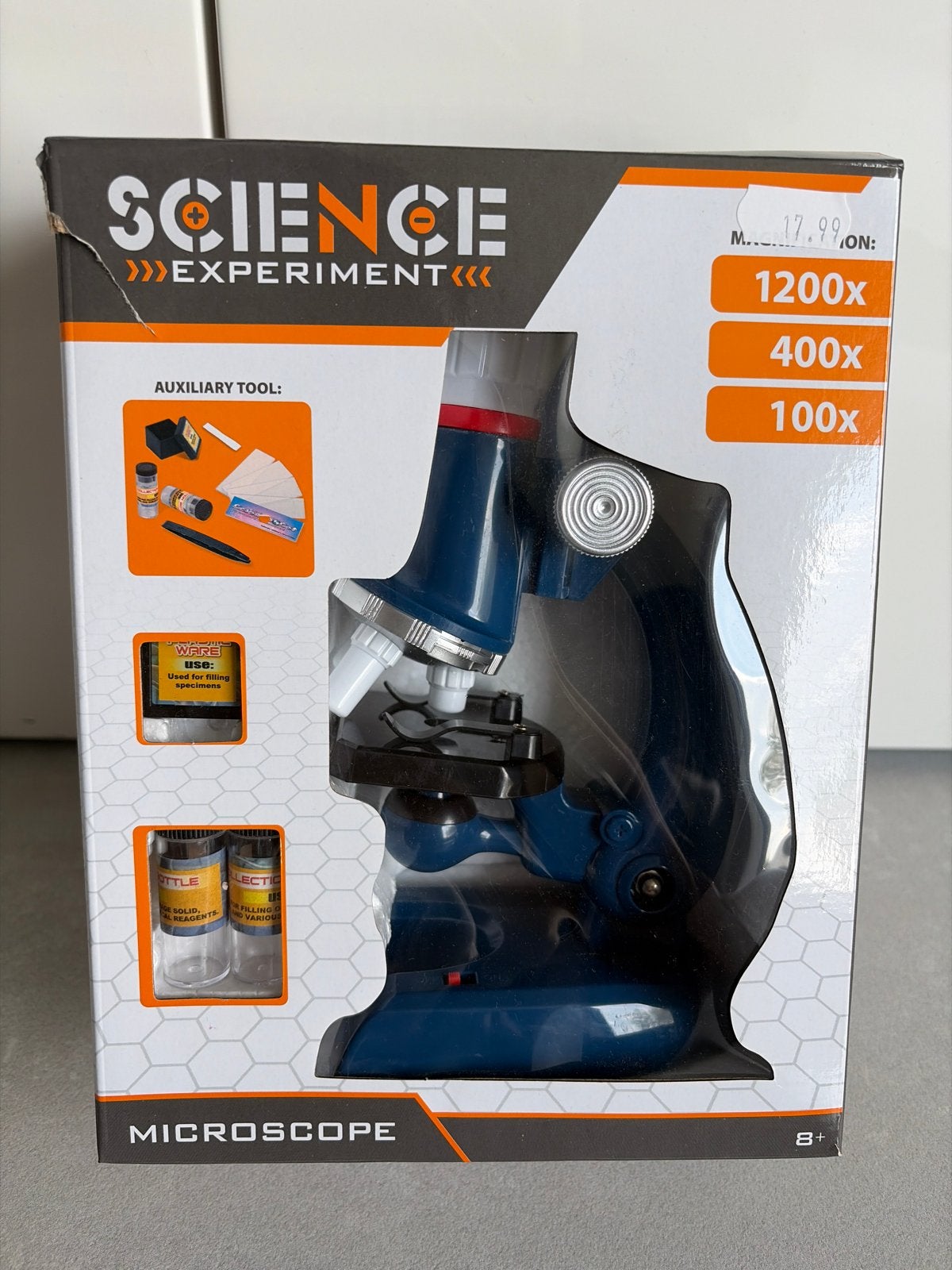 Science Experiment Microscoop 100x-1200x, Ophalen, Nieuw, Ontdekken, Met licht