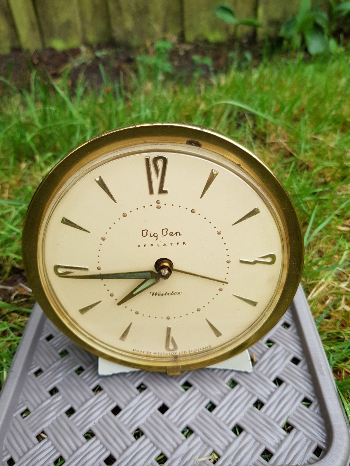 Vintage Westclox Big Ben Repeater Wekker - Schotland, Antiek en Kunst, Ophalen of Verzenden