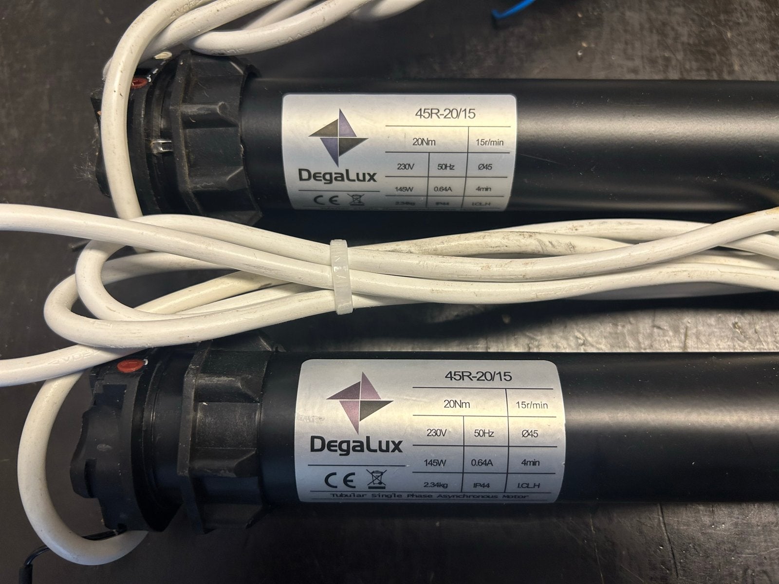 Buismotor Degalux 45R-20/15 - Elektrische Bediening, Doe-het-zelf en Verbouw, Rolluiken, Gebruikt, Overige kleuren, Ophalen of Verzenden