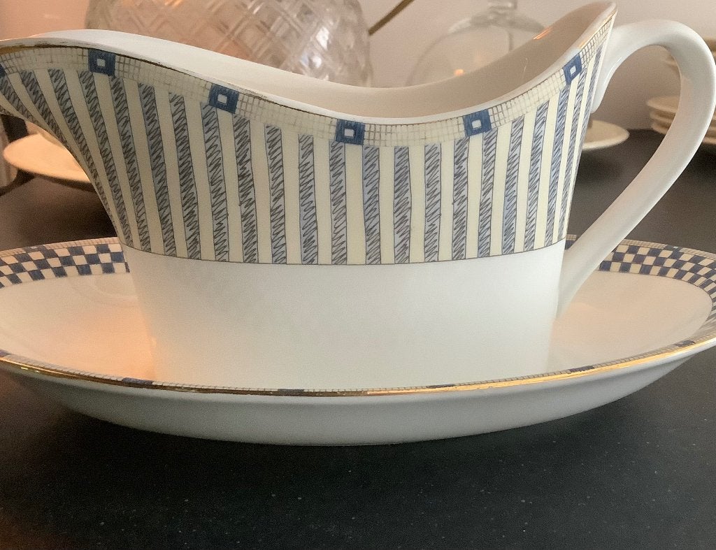 Samurai Wedgwood jus kom | saus kom, Ophalen of Verzenden, Zo goed als nieuw, Porselein, Overige typen