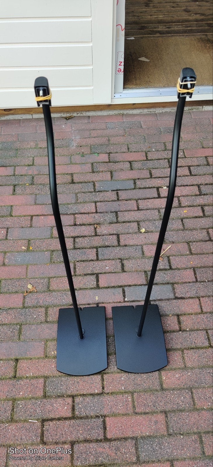 Bose UFS-20 standaards 2x zwart kompleet, Overige merken, Soundbar, Ophalen of Verzenden, Zo goed als nieuw