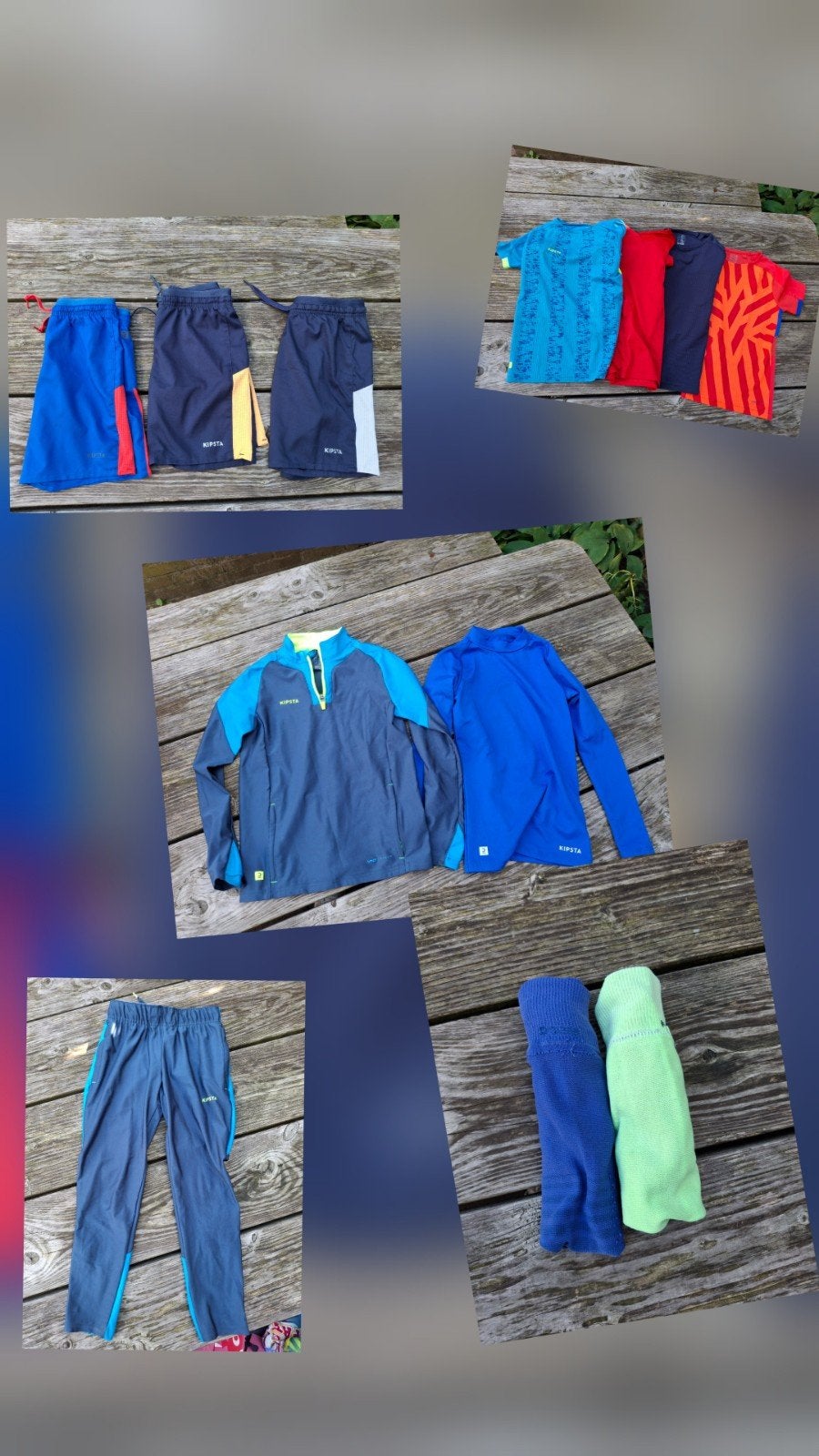 Kipsta sportkleding pakket maat 131-140 134 / 140, Meerkleurig, Overige typen, Ophalen of Verzenden, Kipsta
