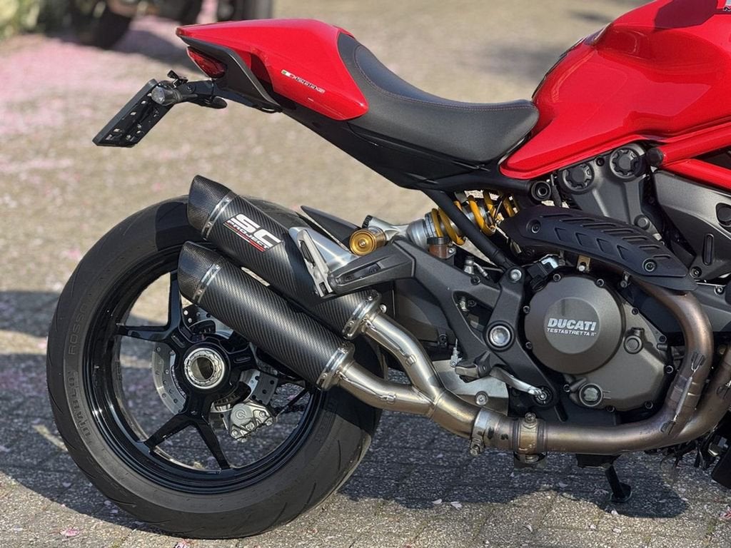 SC-Project GP-Tech Dual uitlaat – Ducati Monster 1200/1200S, Motoren, Onderdelen | Ducati, Ophalen of Verzenden, Gebruikt