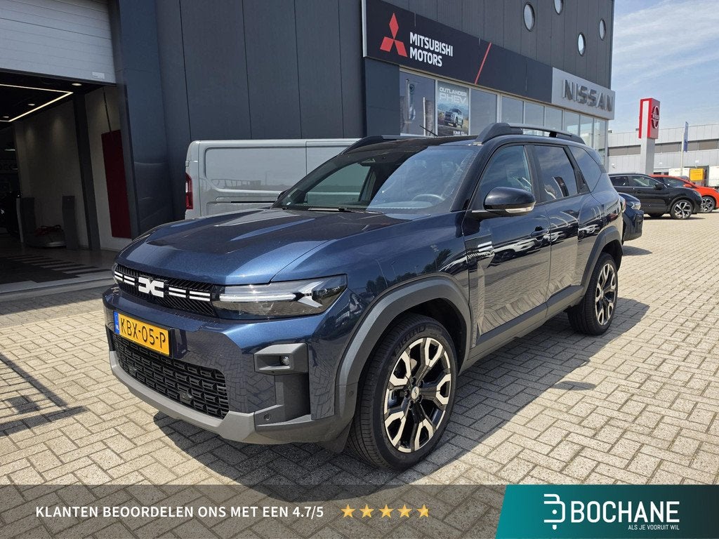 Dacia Bigster 1.8 Hybrid 155 Limited Edition | 360º Camera, Auto's, Dacia, Stof, Gebruikt, Met garantie (alle), Blauw