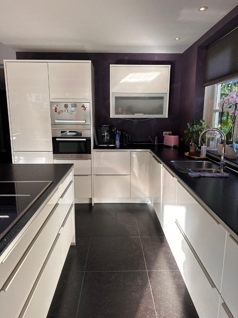 Keuken, Ophalen, Gebruikt, Wit, Hout