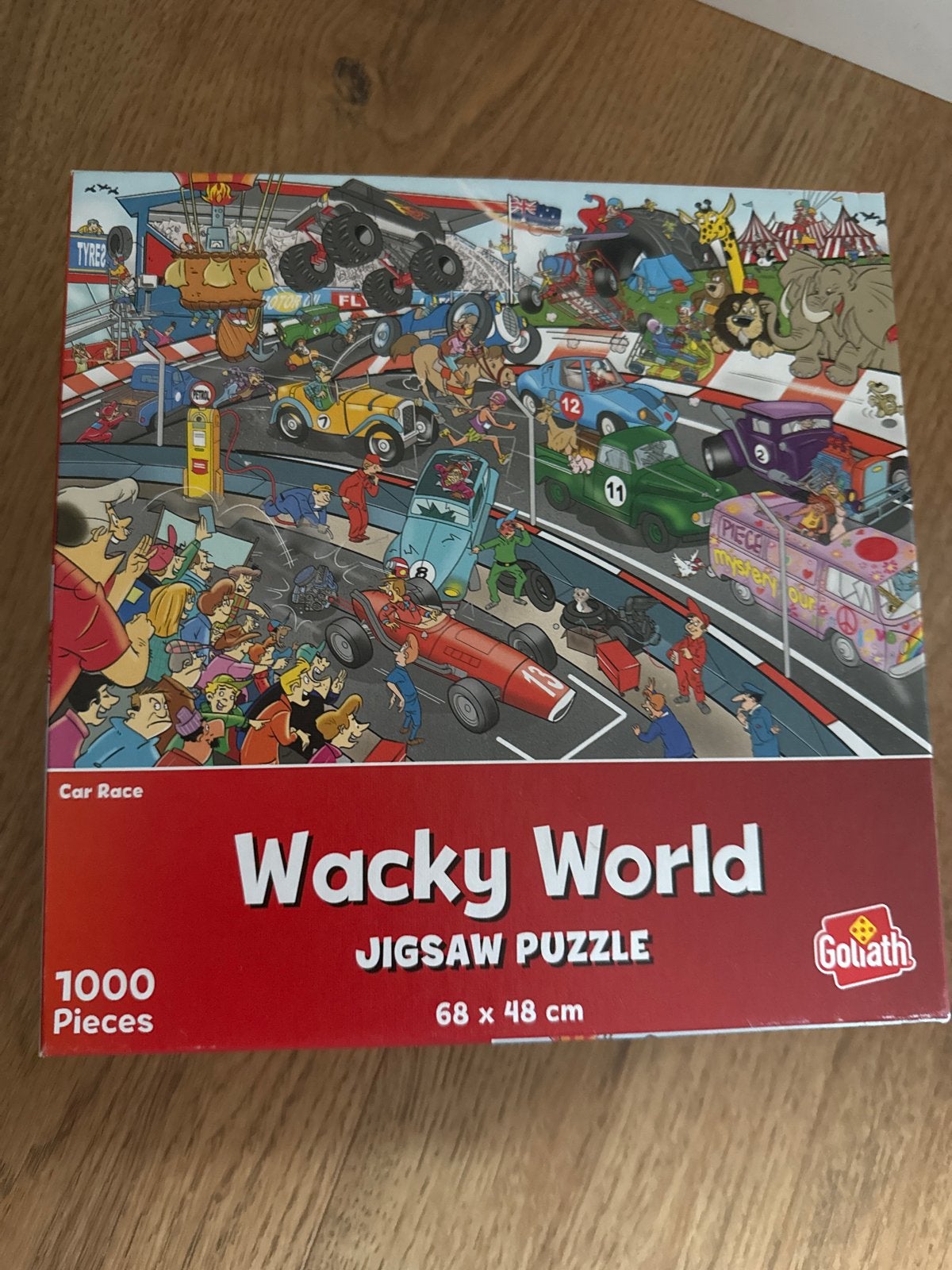 Goliath Wacky World Jigsaw Puzzle - 1000 stukjes, Verzenden, 500 t/m 1500 stukjes, Zo goed als nieuw, Legpuzzel
