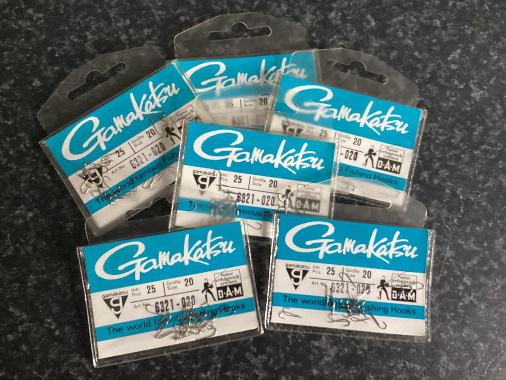 Vishaken Gamakatsu 6321 haakmaat 20, Watersport en Boten, Ophalen of Verzenden, Nieuw, Haak