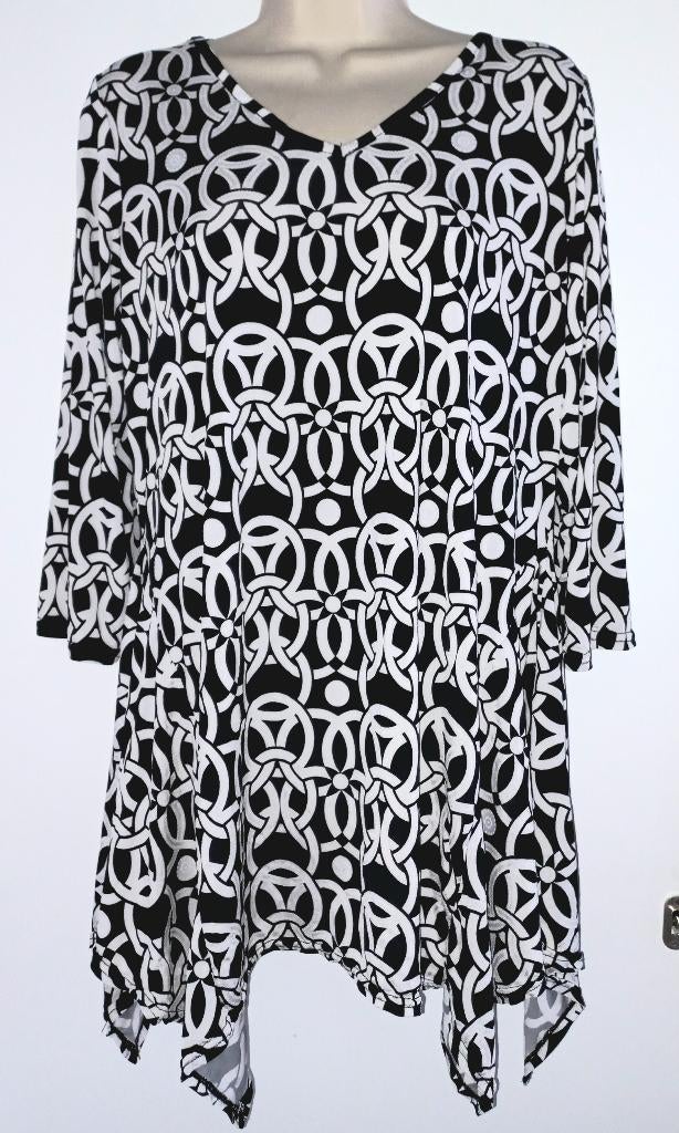 Paprika tuniek maat 42/44, Ophalen of Verzenden, Zo goed als nieuw, Maat 42/44 (L), Zwart