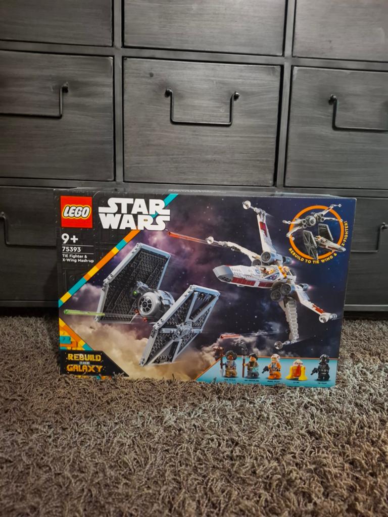 LEGO Star Wars 75393 TIE Fighter & X-Wing Mashup, Star Wars, Lego, Nieuw, Ophalen of Verzenden
