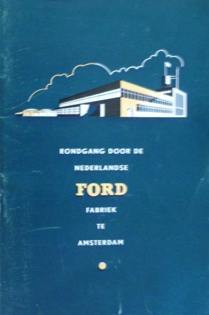 Folder Boekje FORD Productie Amsterdam 1955, Ophalen of Verzenden, Zo goed als nieuw, Ford