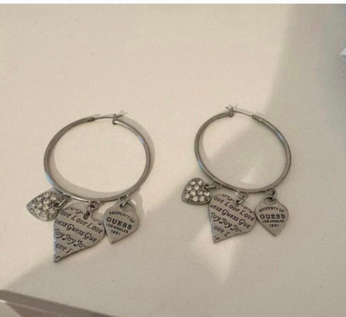 Guess oorbellen, Ophalen of Verzenden, Zo goed als nieuw, Goud, Overige materialen