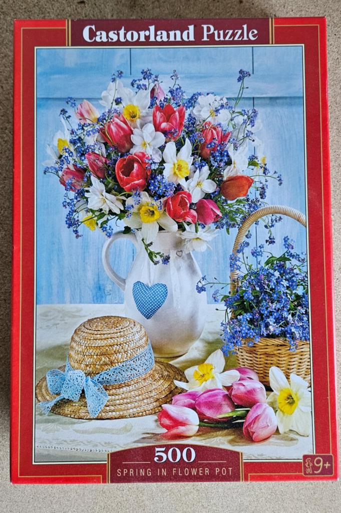 Castorland Legpuzzel 500 stukjes - Bloemen in Vaas, Hobby en Vrije tijd, Denksport en Puzzels, Ophalen