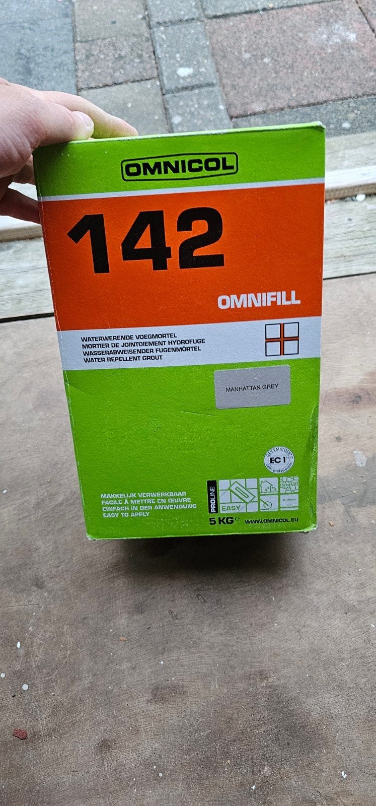 voegmortel, Ophalen, Overige materialen, Wandtegels, Nieuw