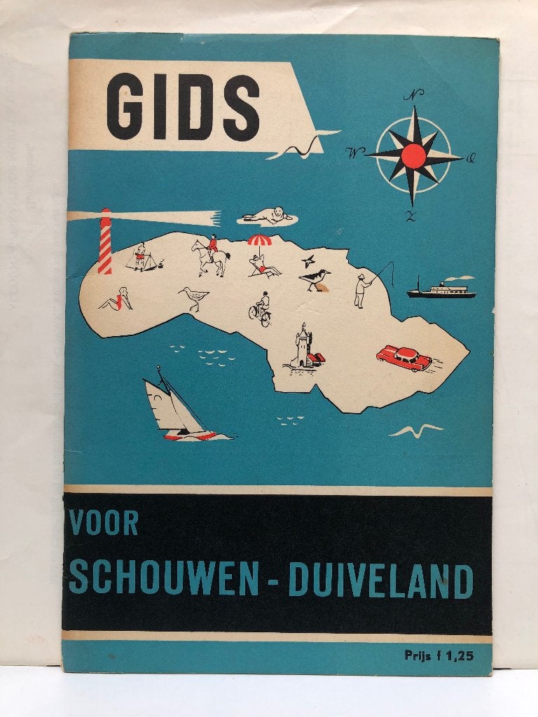 RTM "Gids voor Schouwen Duiveland" toeristisch gidsje, Verzenden, Gebruikt, Tram, Boek of Tijdschrift