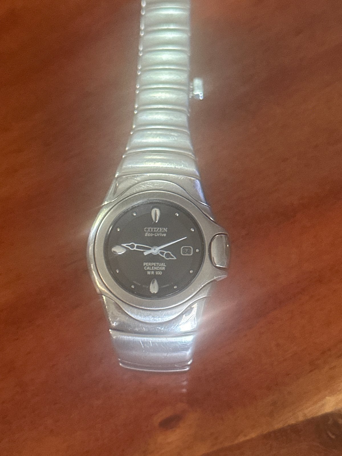 Citizen Eco-Drive Perpetual Calendar WR 100 dames horloge, Sieraden, Tassen en Uiterlijk, Horloges | Dames, Overige merken, Gebruikt