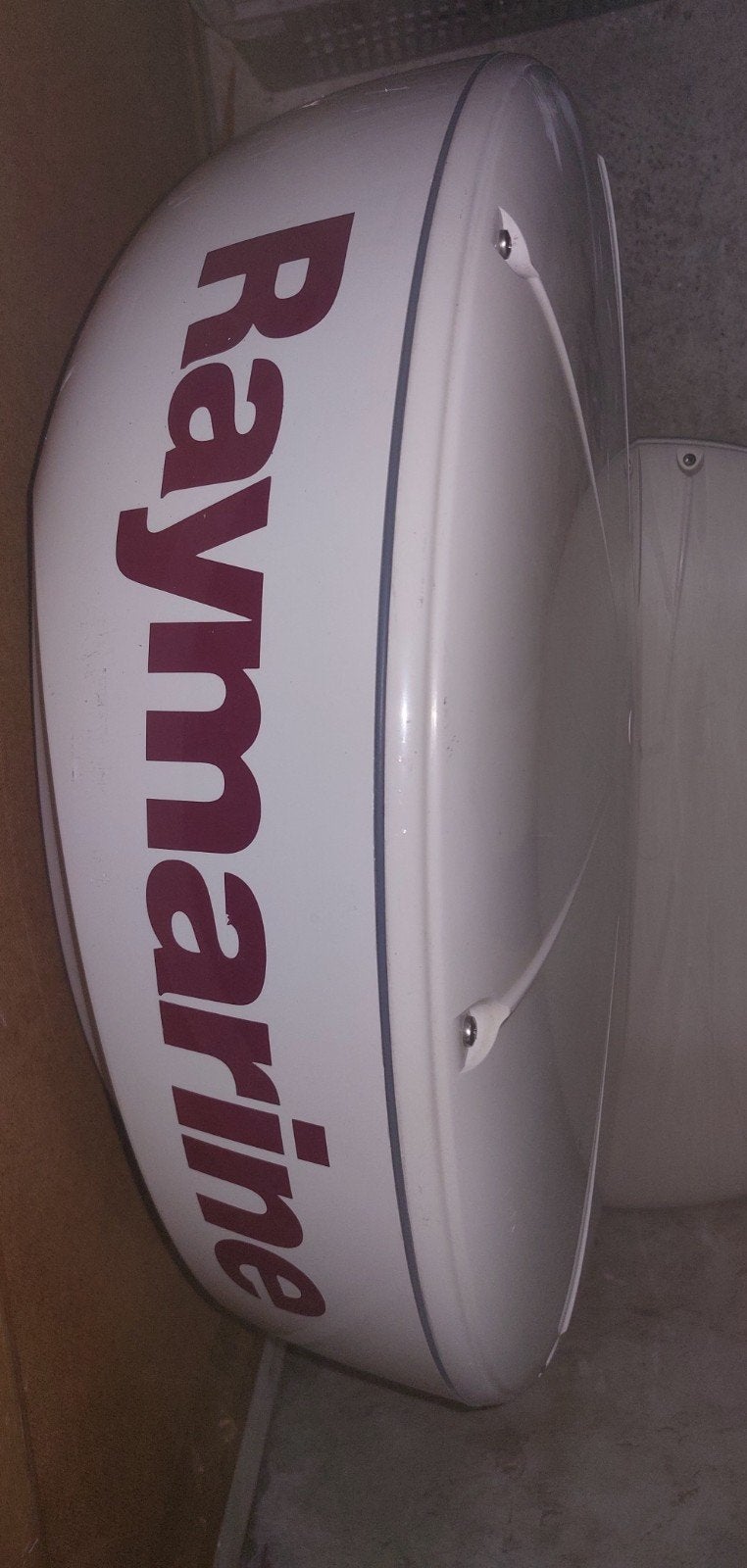 Raymarine radar scanner 4kw., Ophalen of Verzenden, Zo goed als nieuw, Radar